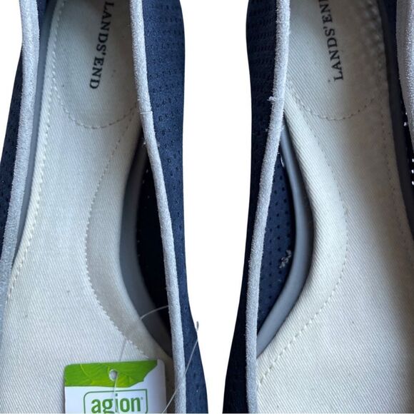 Land’s End Womens Size 6 Ballet Flat Mesh • Deep Sea Navy • NWT - Picture 5 of 8